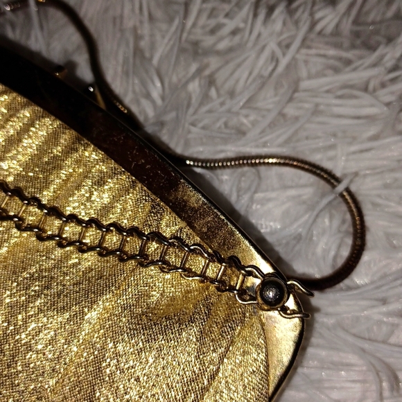 Vtg Gold wristlet - Picture 4 of 5